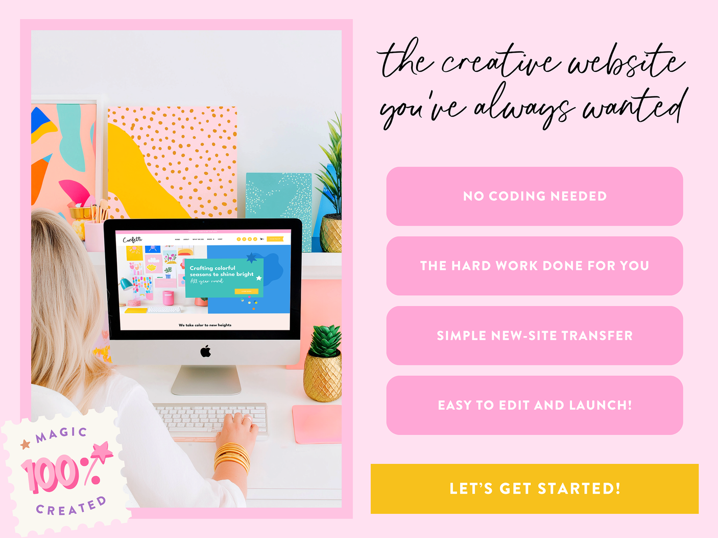 Confetti Squarespace Template