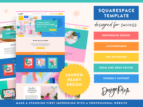 Confetti Squarespace Template