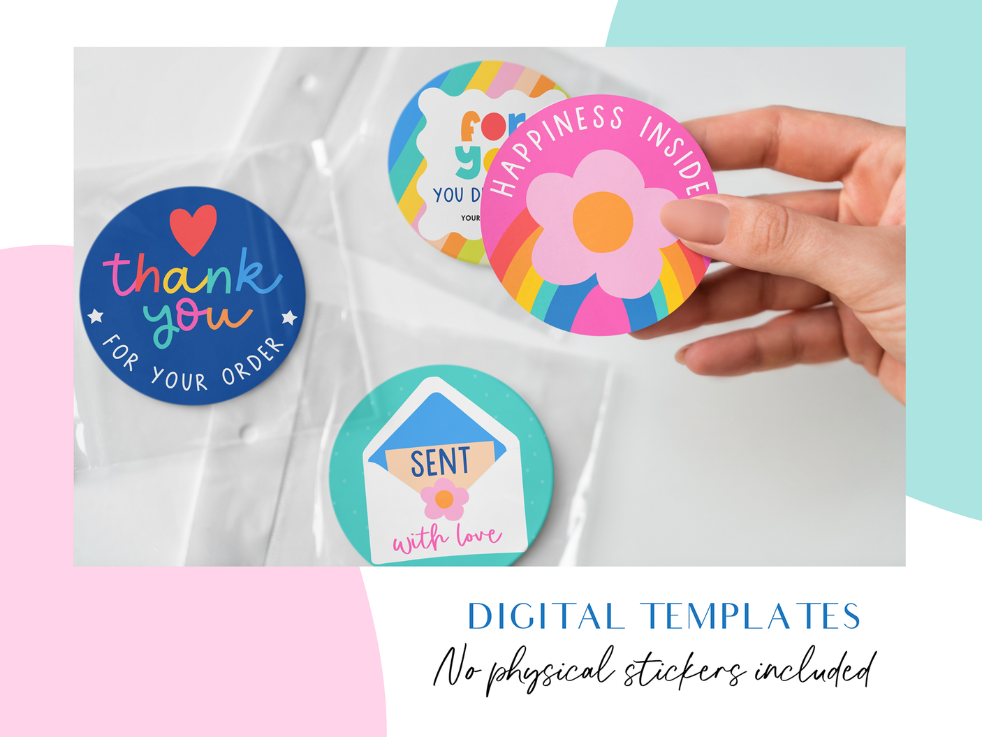 Colorful Sticker Label Templates