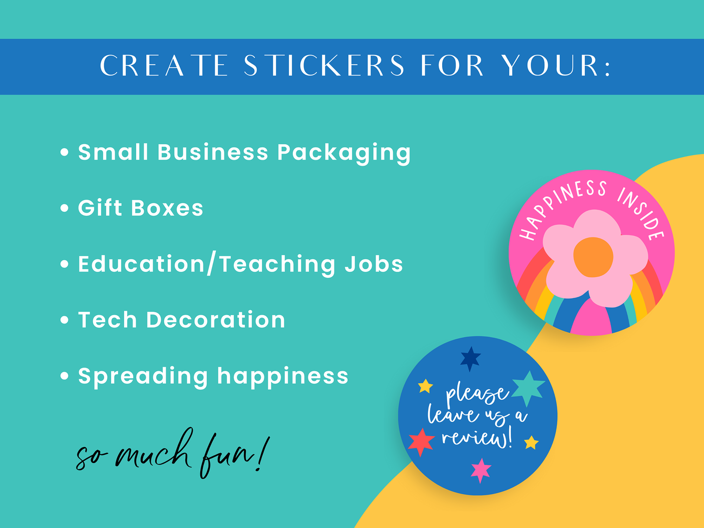 Colorful Sticker Label Templates