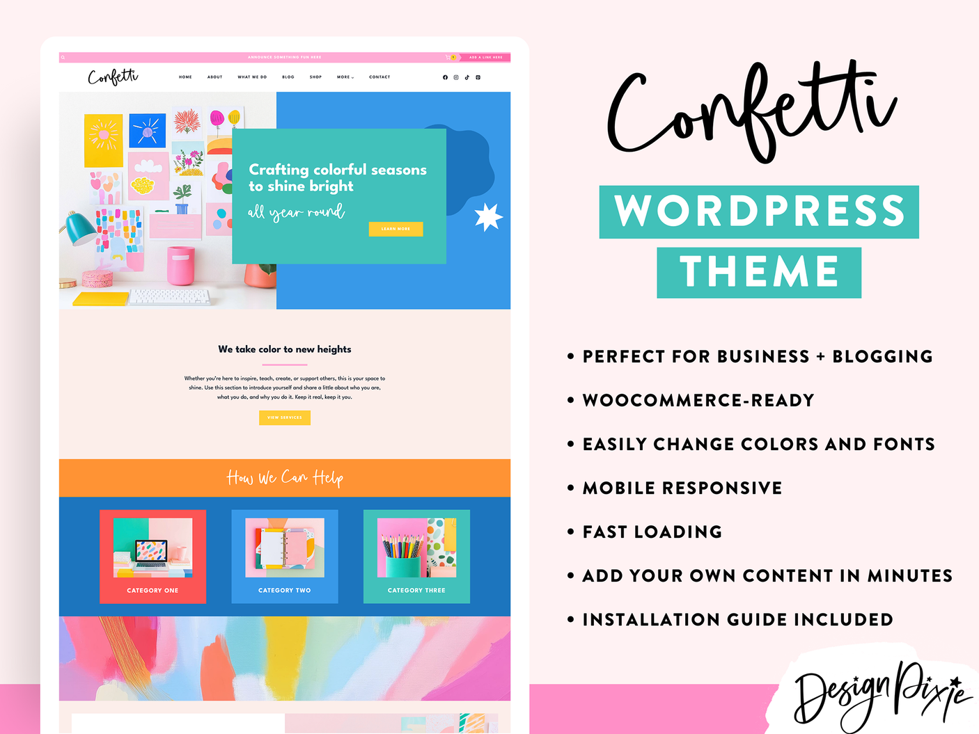 Colorful Wordpress Theme