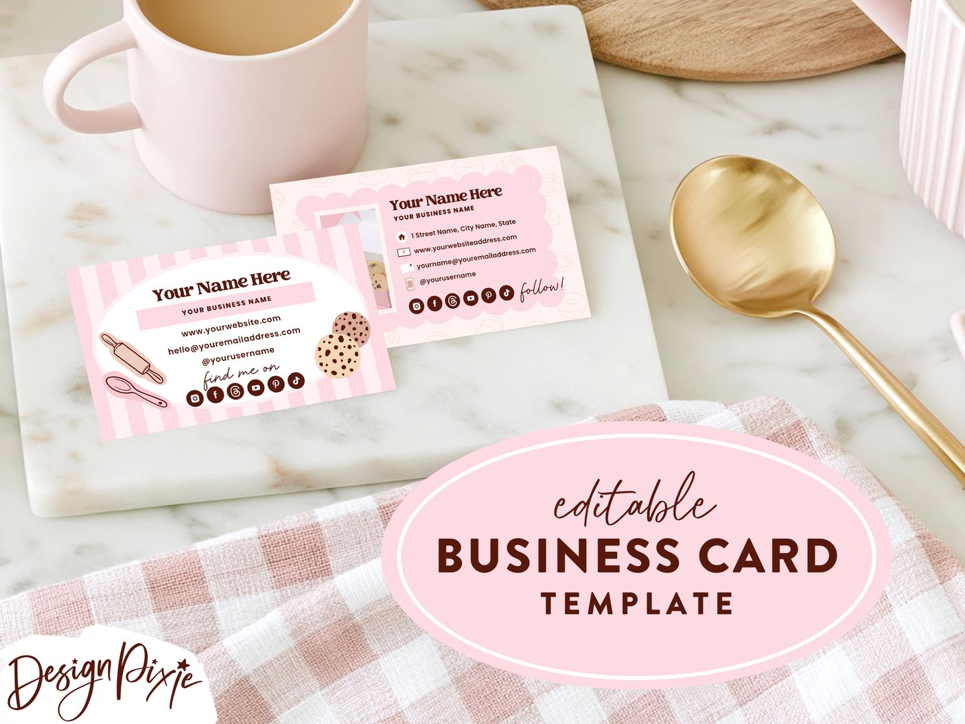 Cookie Business Card Template
