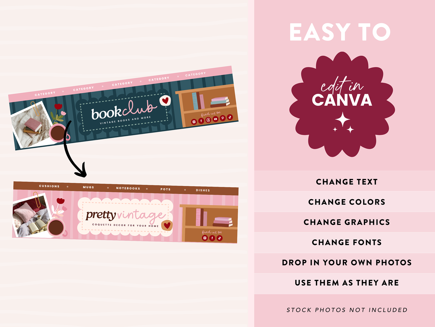 Bookish Etsy Shop Kit