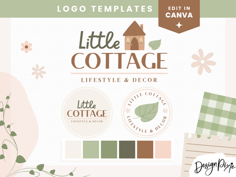 Cottagecore Logo Design Template - Design Pixie