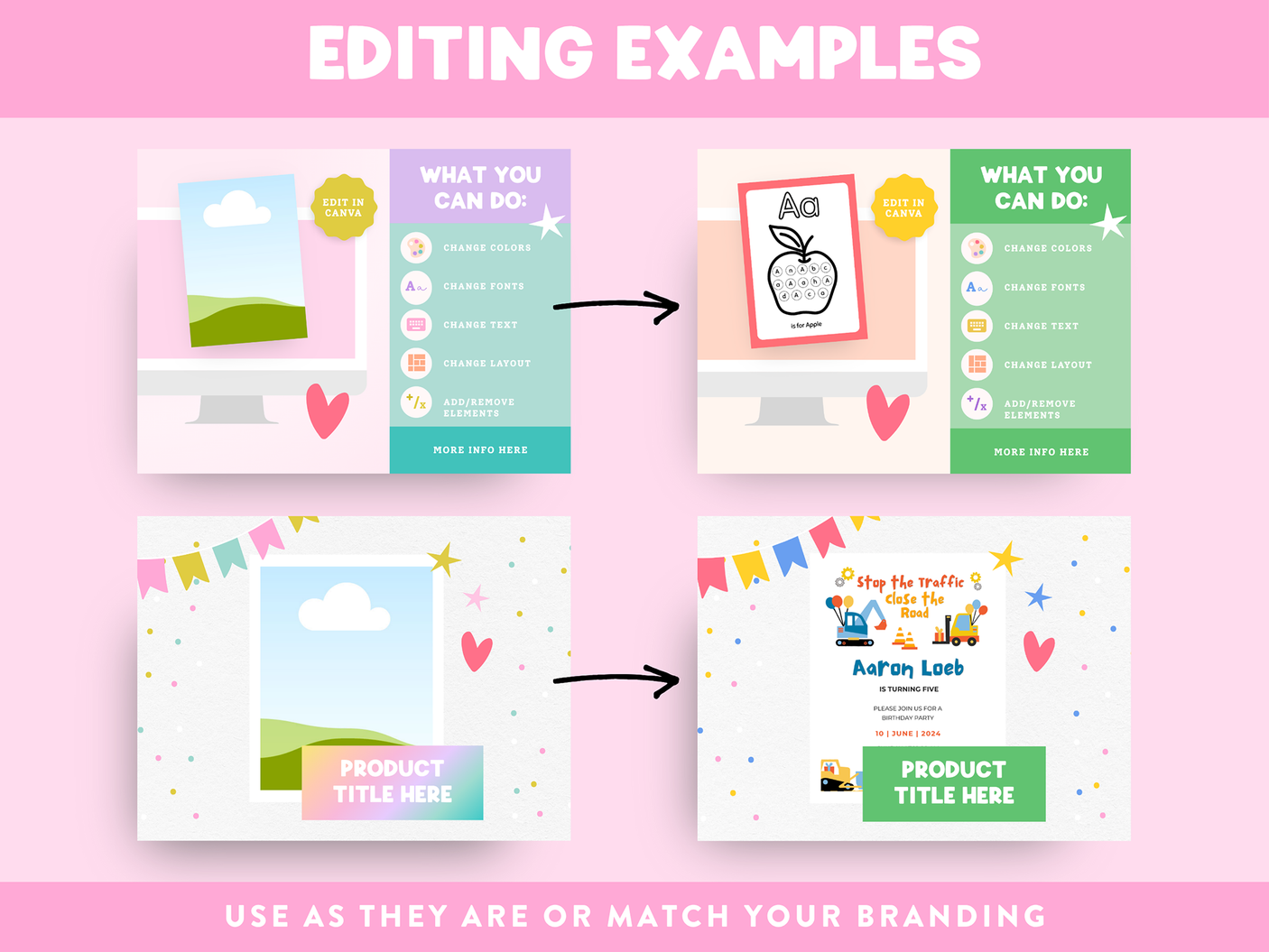 Craft In Color Listing Templates
