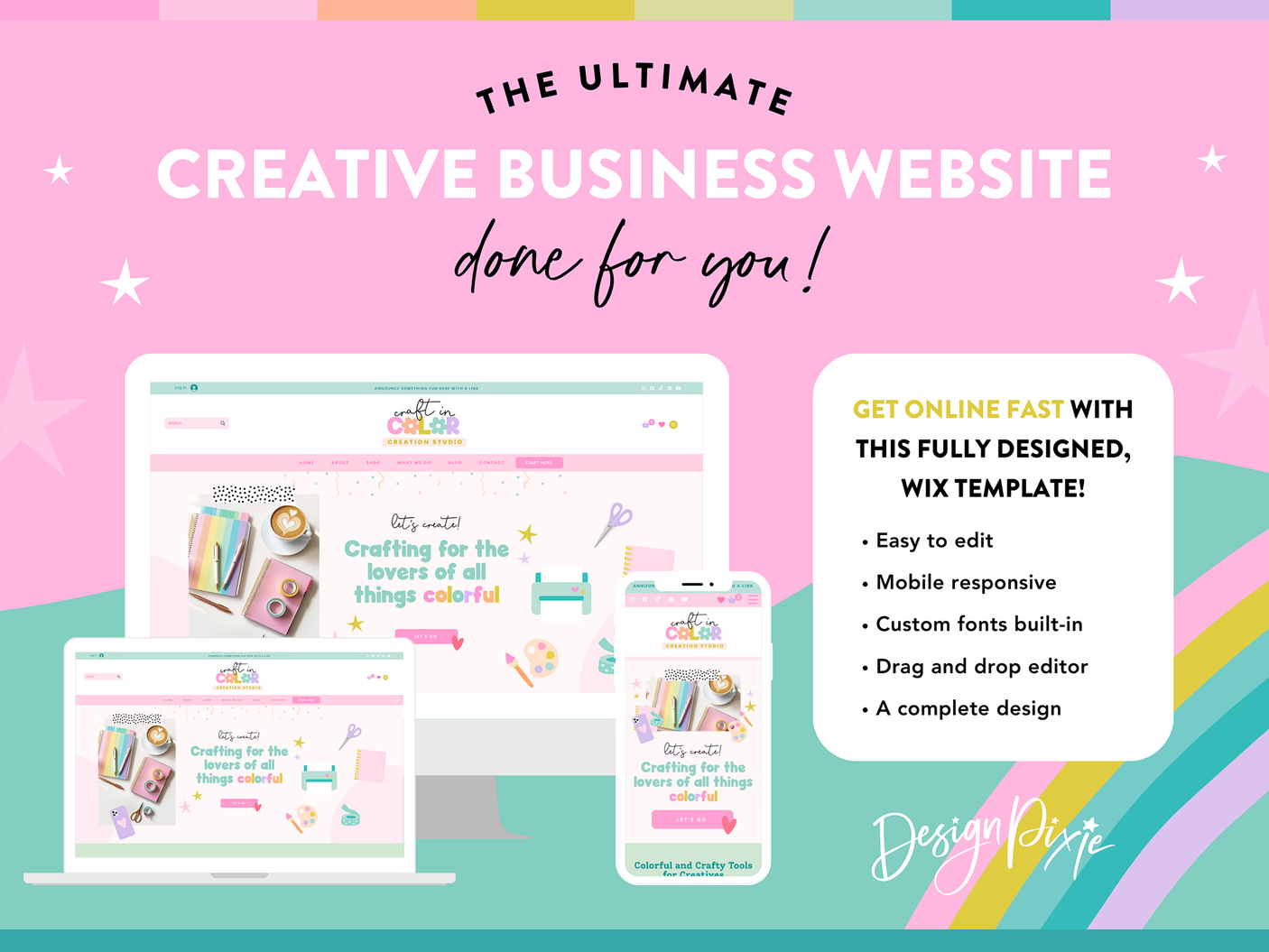 Craft Wix Website Template
