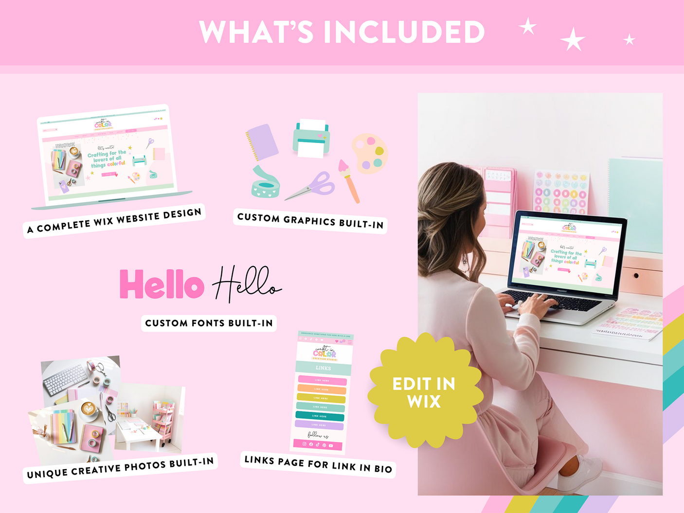 Craft Wix Website Template