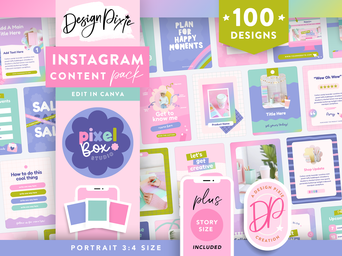 Colorful Creative Instagram Templates