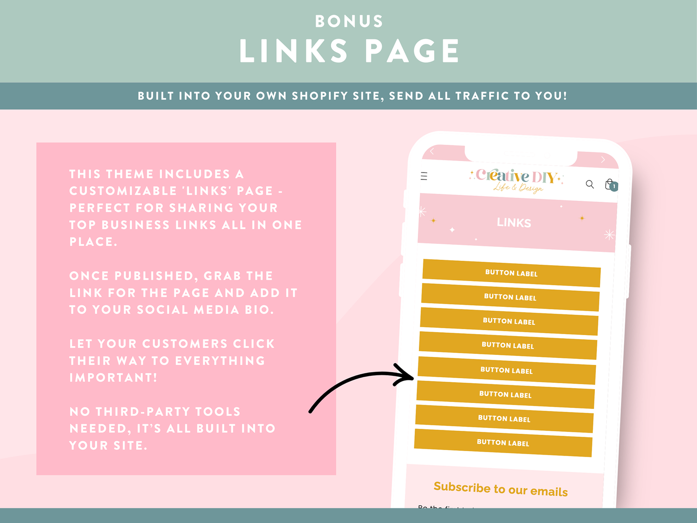 Creative DIY Shopify Theme