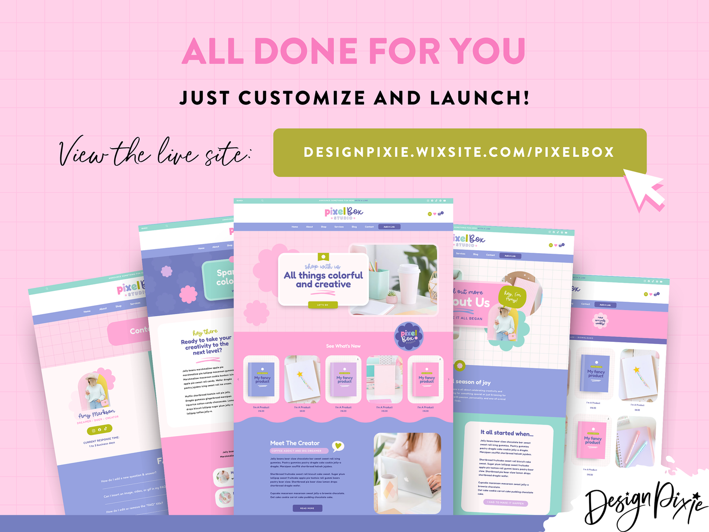 Creative Wix Website Template