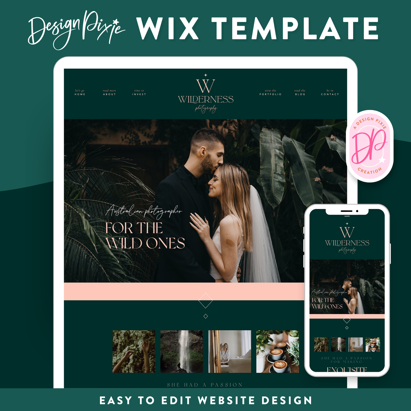 Wilderness Wix Template