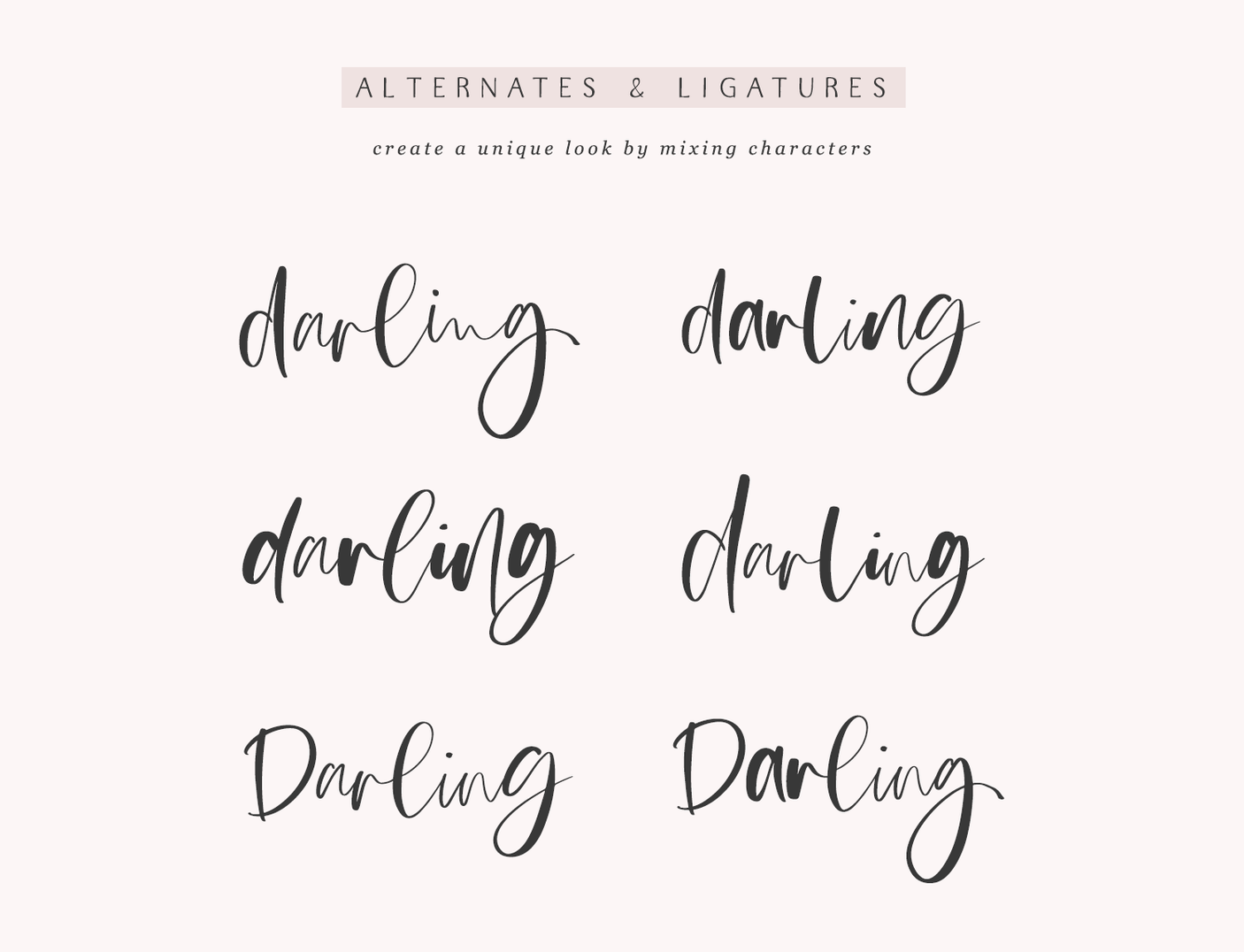 Darling Font - Design Pixie