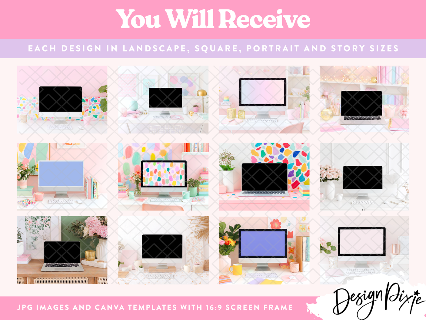 Desktop Screen Mockup Bundle