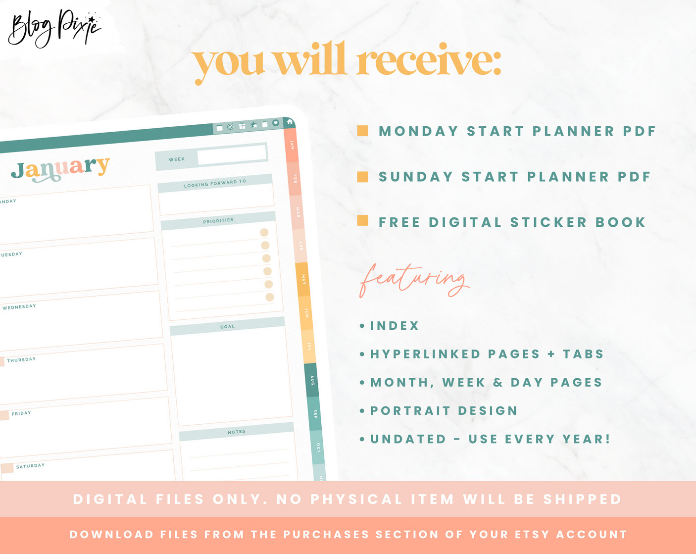 Enchanting Digital Planner - Design Pixie