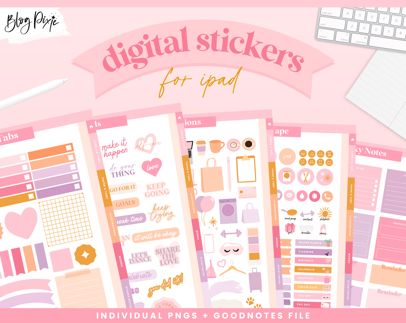 Digital Stickers - Daisy Days - Design Pixie