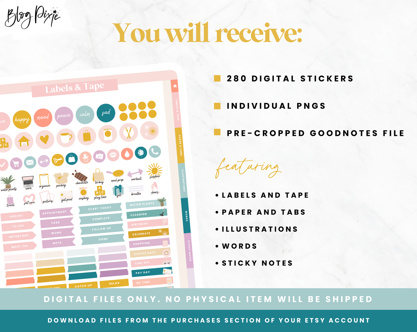 Digital Stickers - Shine Sista - Design Pixie