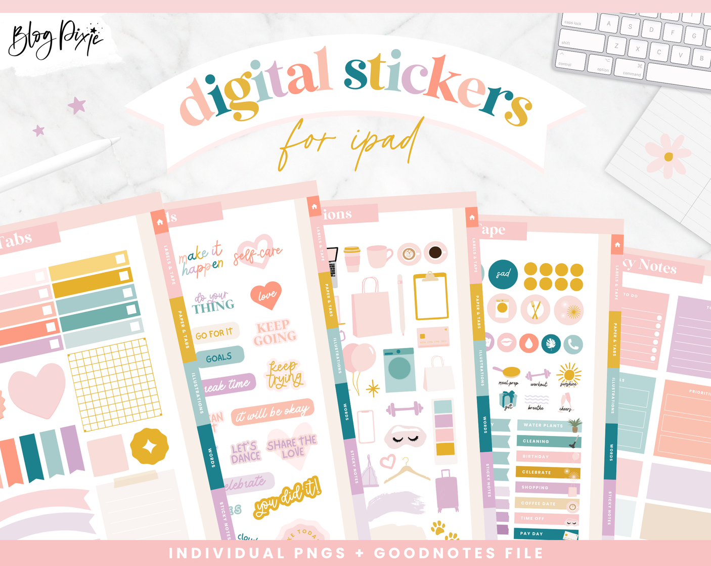 Digital Stickers - Shine Sista - Design Pixie