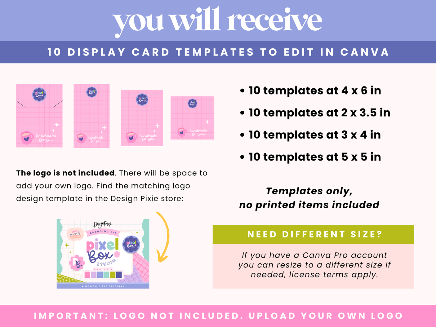 Colorful Creative Display Card Templates