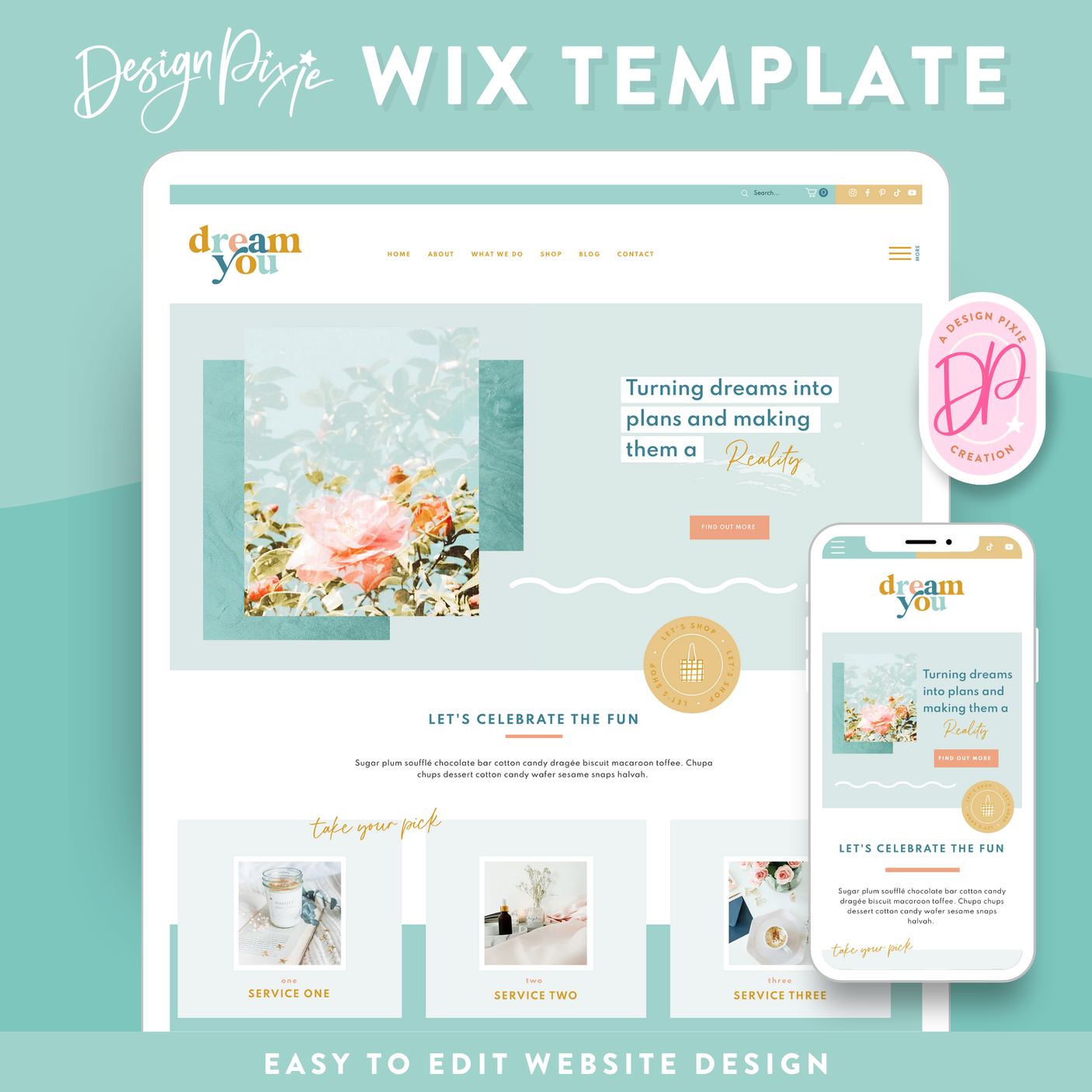Dream You Wix Template