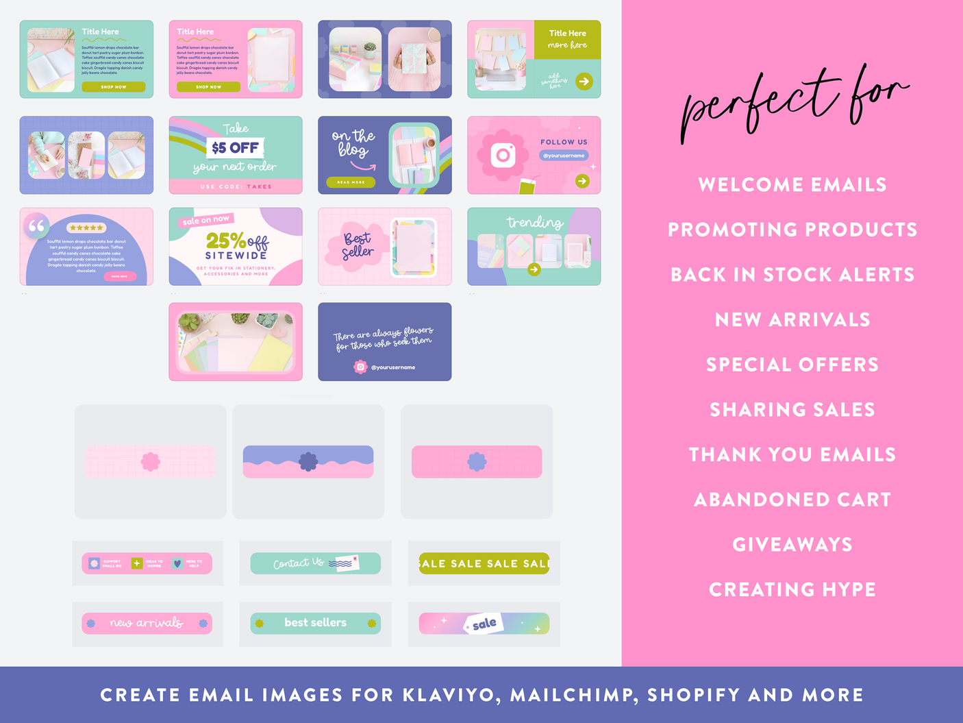 Colorful Creative Email Marketing Templates