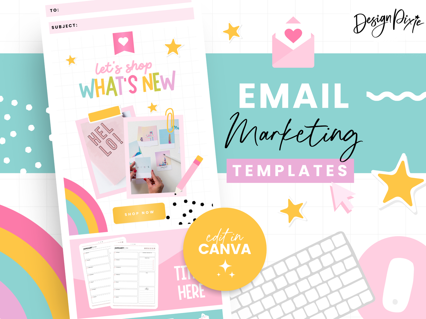 Email Marketing Templates - Digital Avenue - Design Pixie
