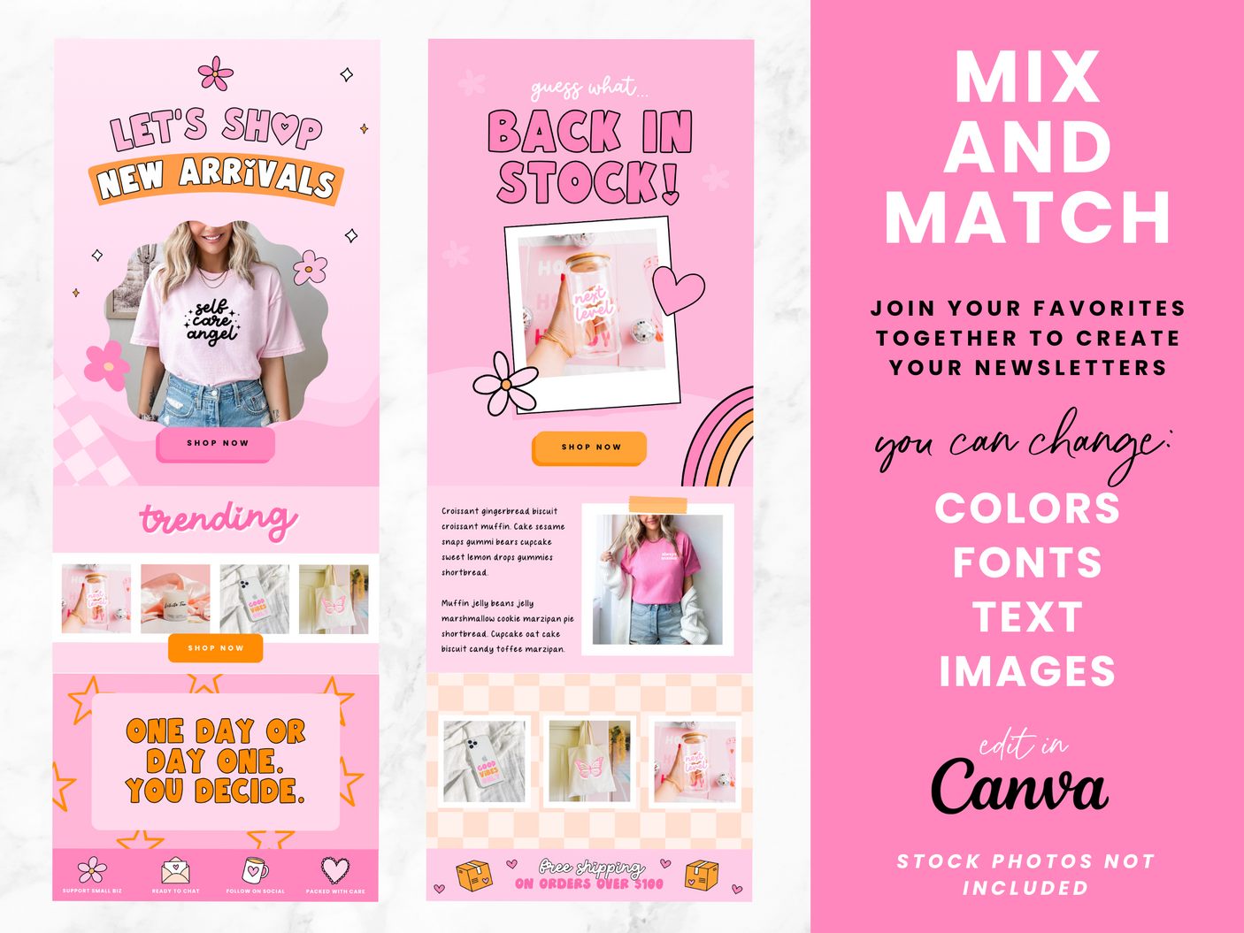 Email Marketing Templates - Sweet Threads - Design Pixie