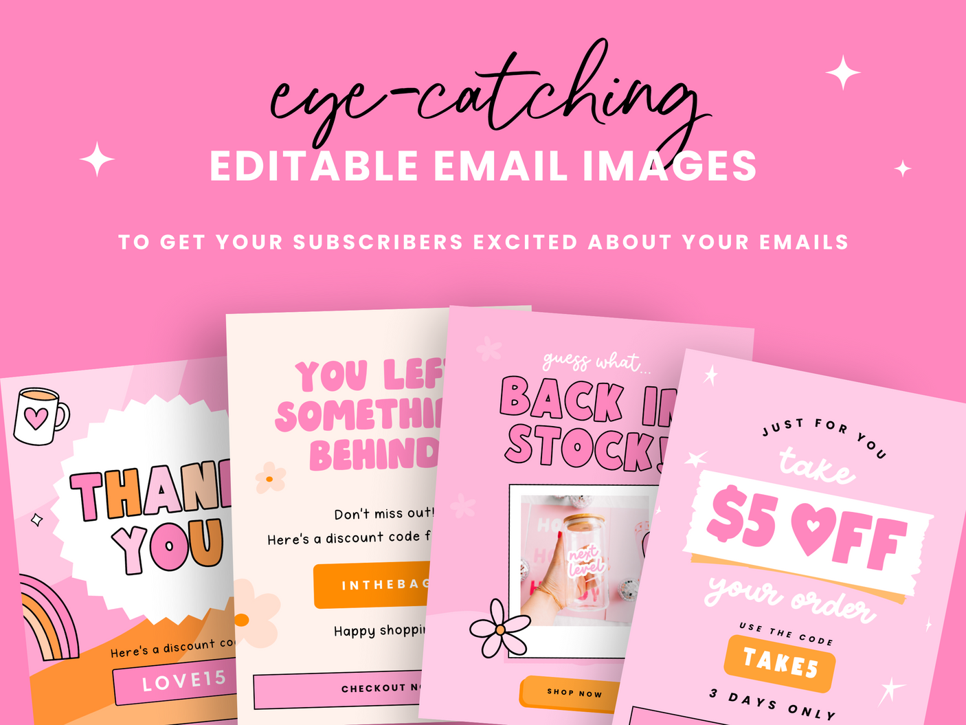 Email Marketing Templates - Sweet Threads - Design Pixie
