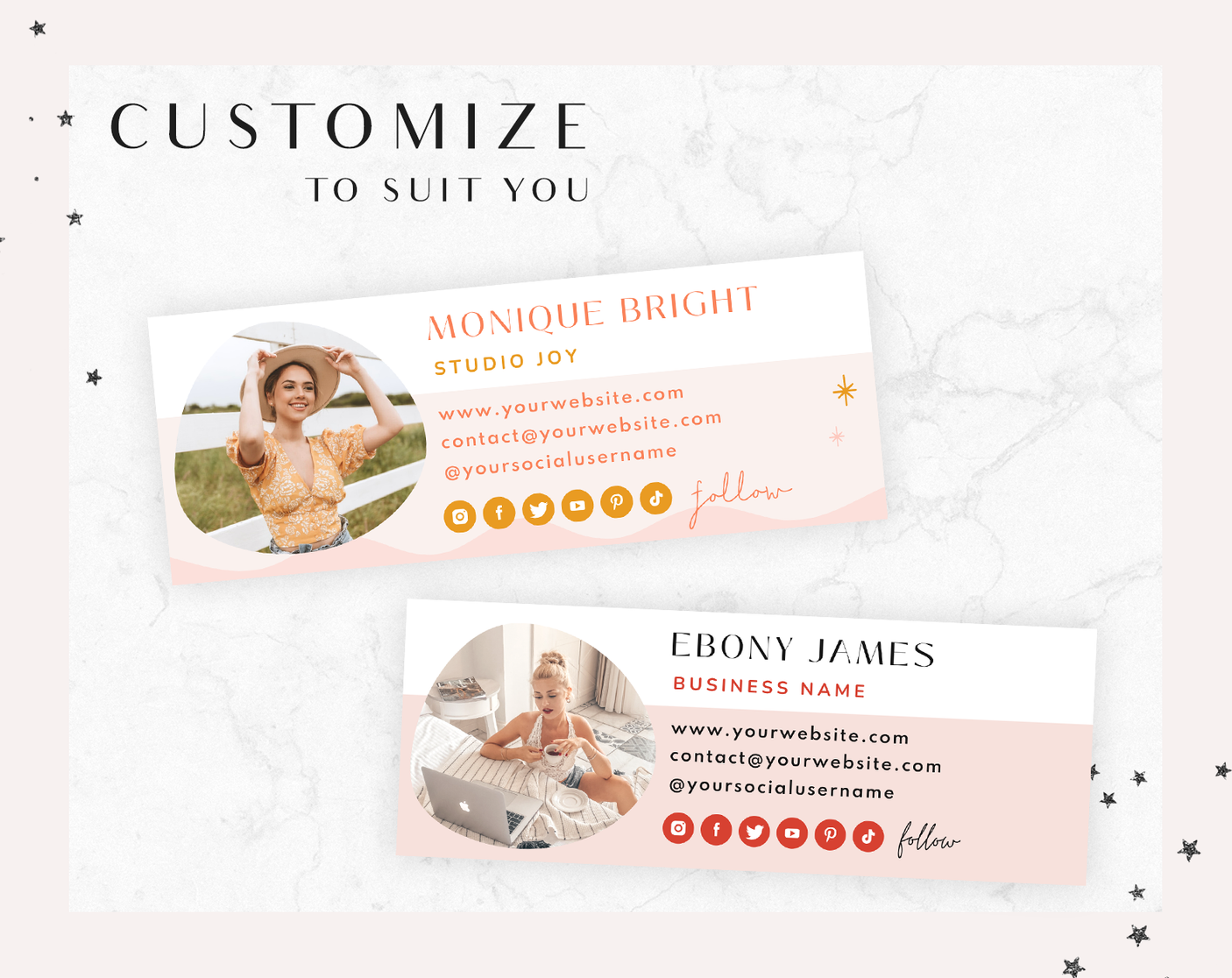 Studio Joy Email Signature Template 2 - Design Pixie