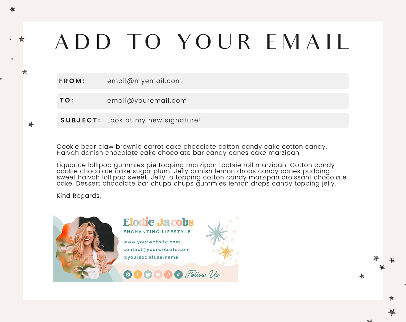 Enchanting Email Signature