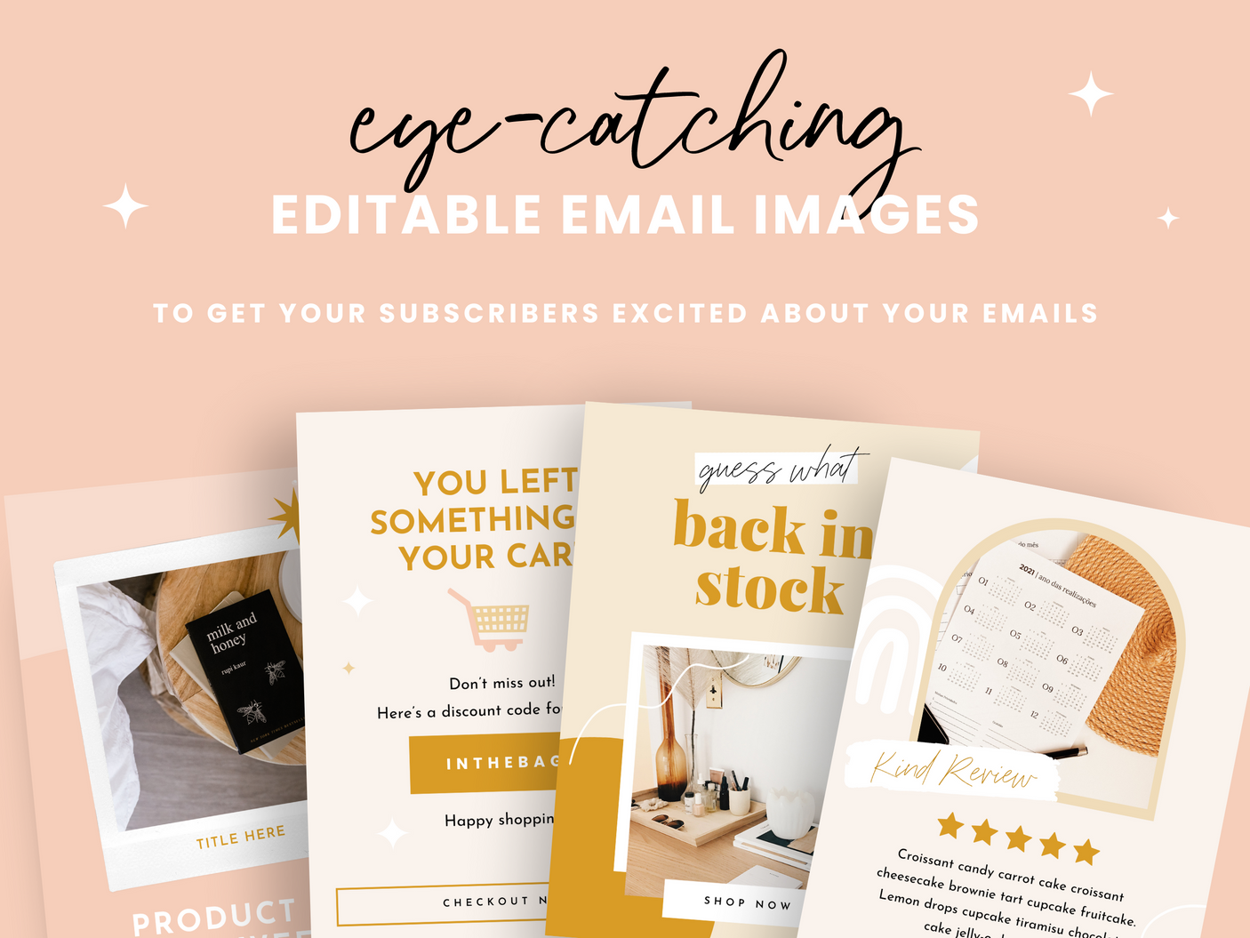Email Marketing Templates - Sunshine Vibes - Design Pixie