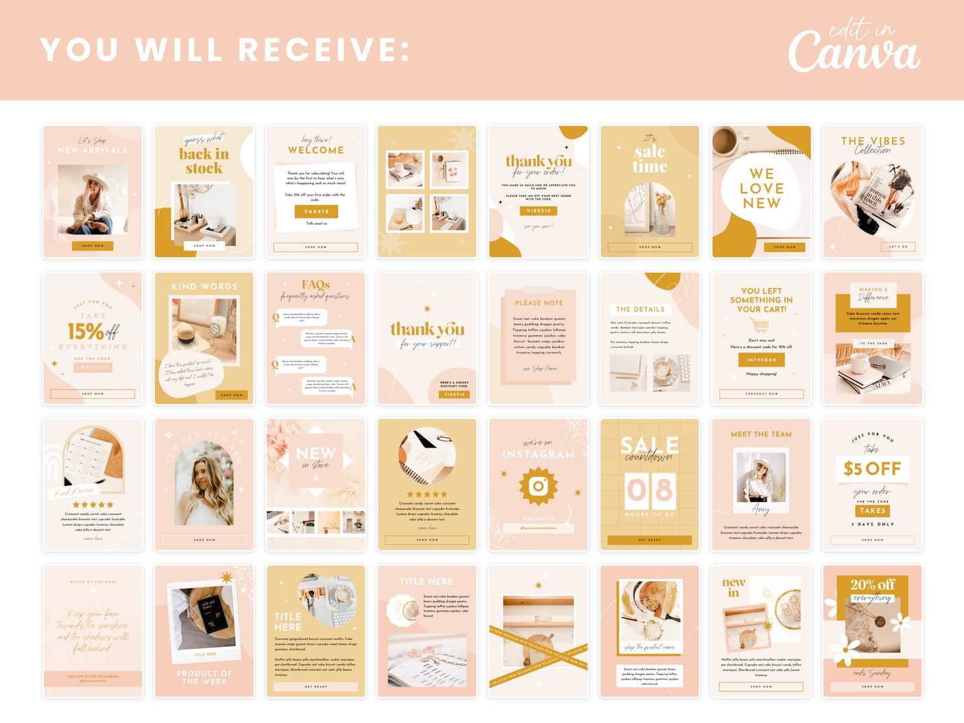 Email Marketing Templates - Sunshine Vibes - Design Pixie
