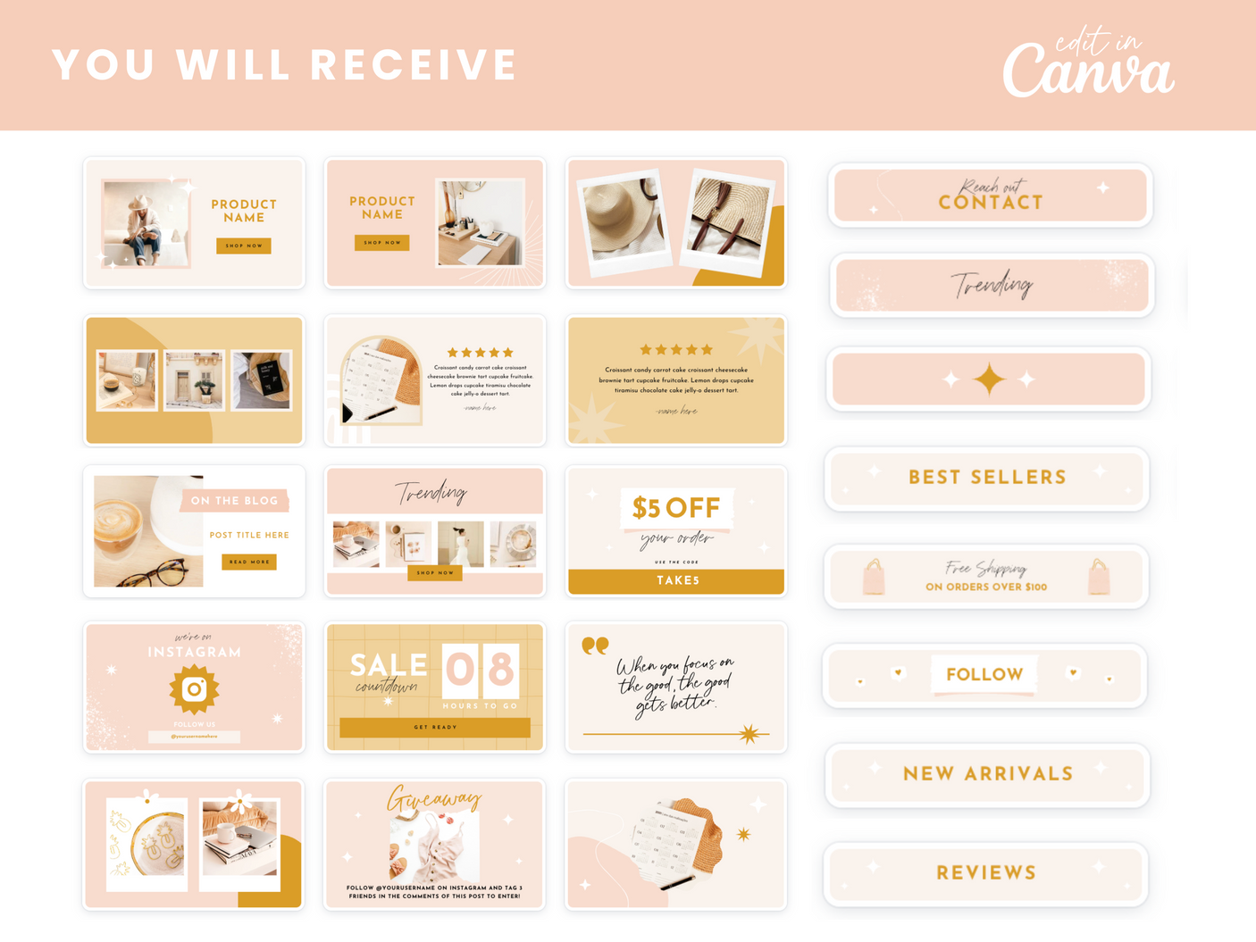 Email Marketing Templates - Sunshine Vibes - Design Pixie