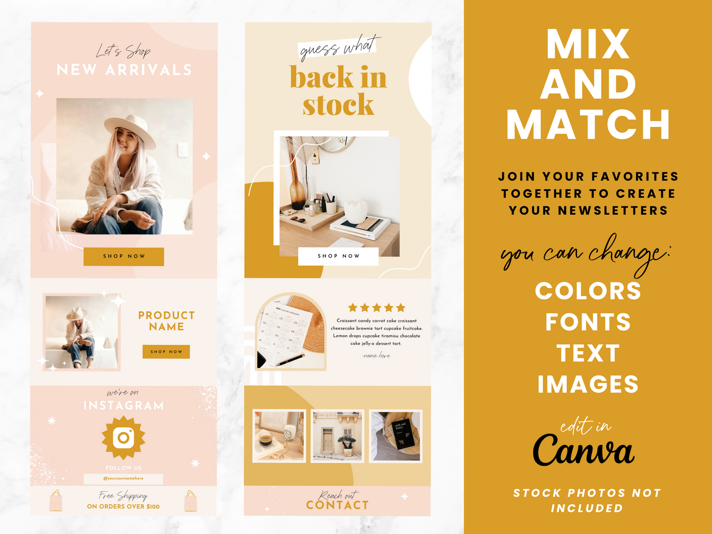Email Marketing Templates - Sunshine Vibes - Design Pixie