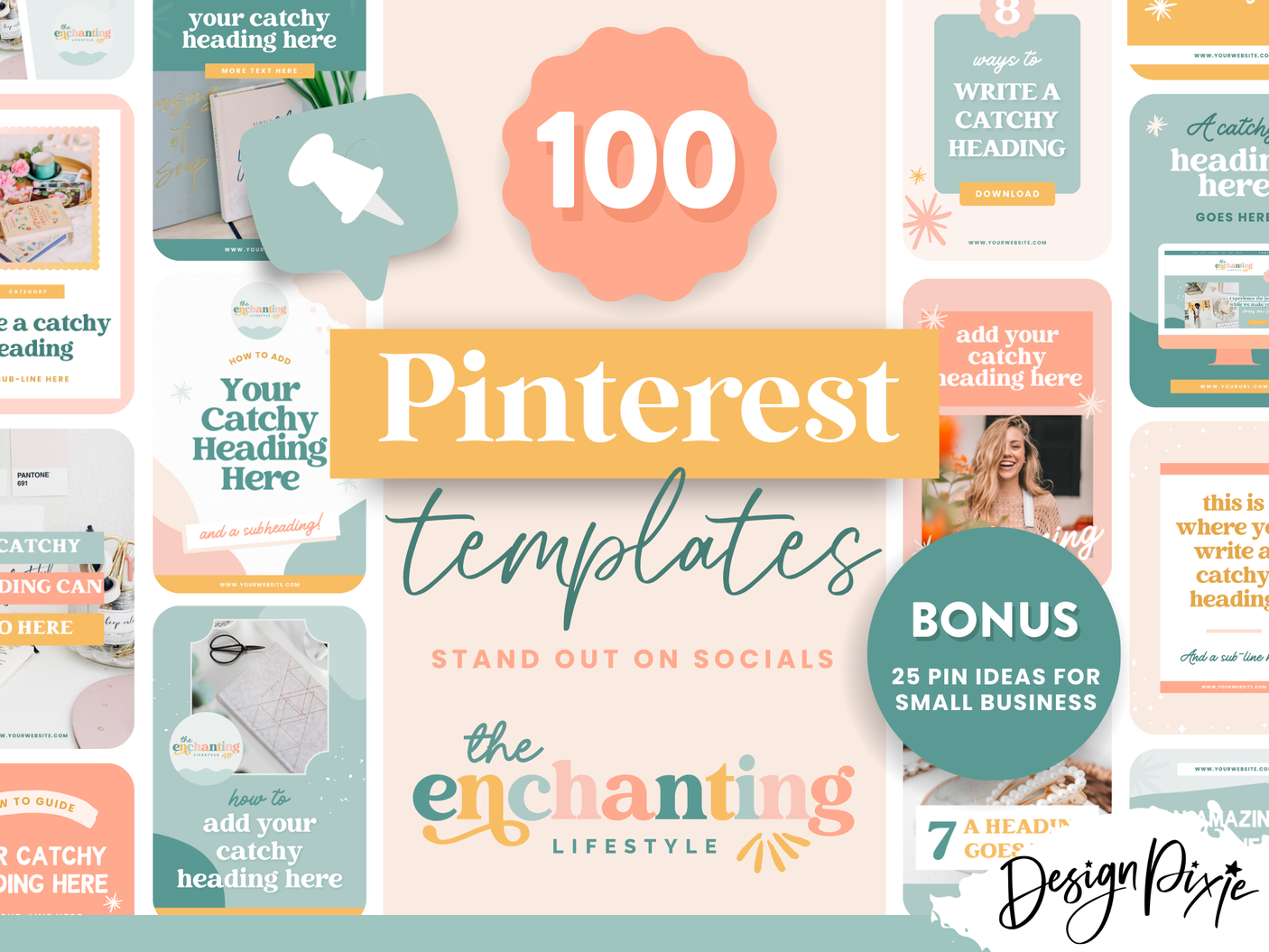 Enchanting Pinterest Templates - Design Pixie