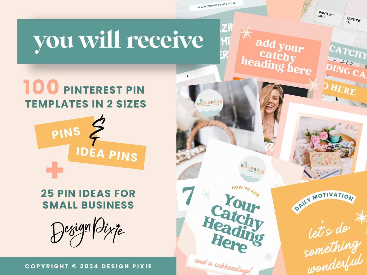 Enchanting Pinterest Templates - Design Pixie