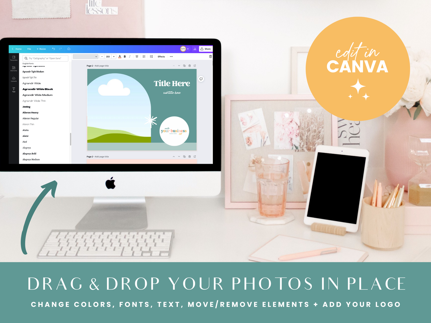 Enchanting Etsy Shop Kit - Design Pixie