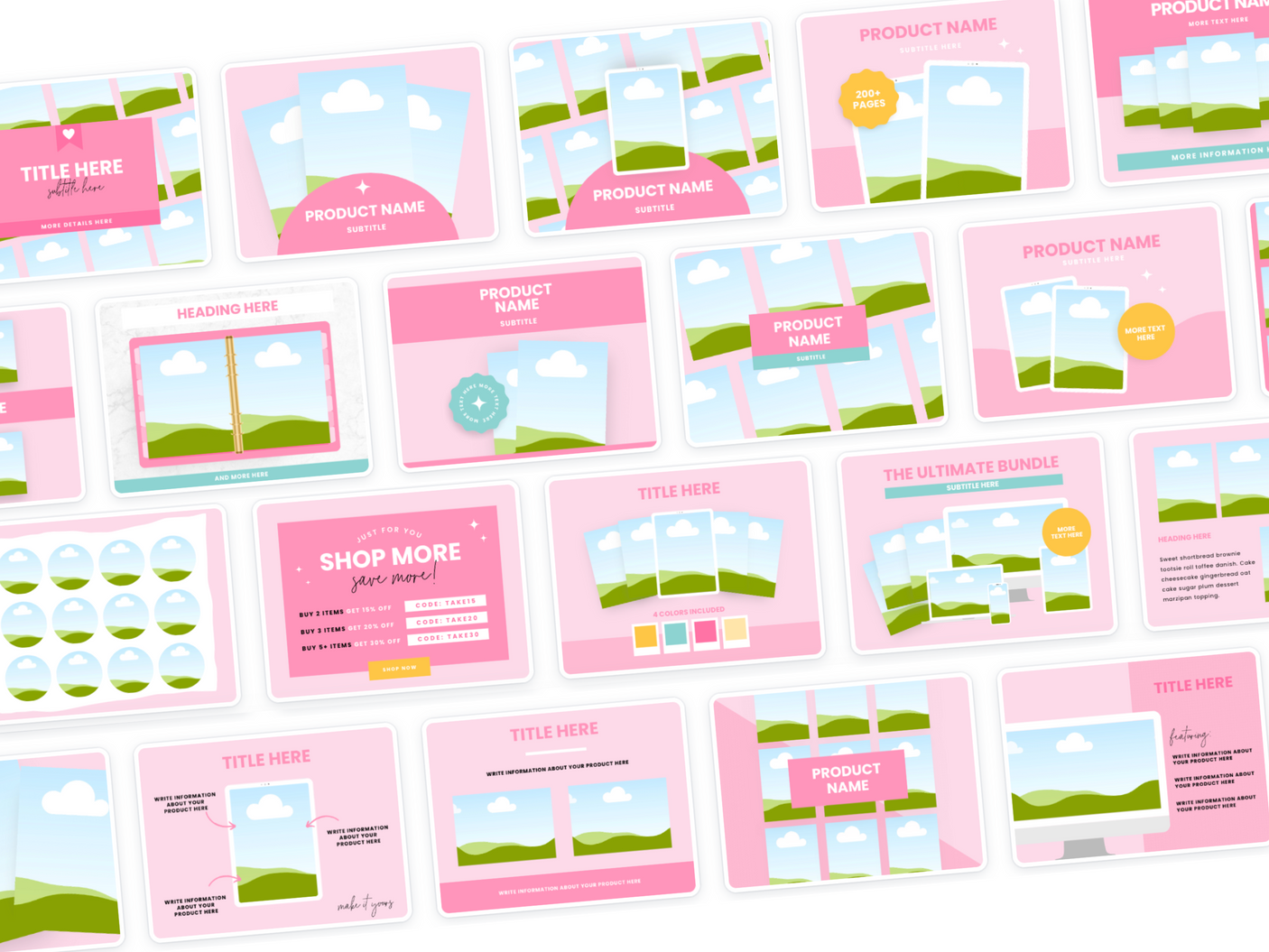 Etsy Listing Mockup Templates - Design Pixie