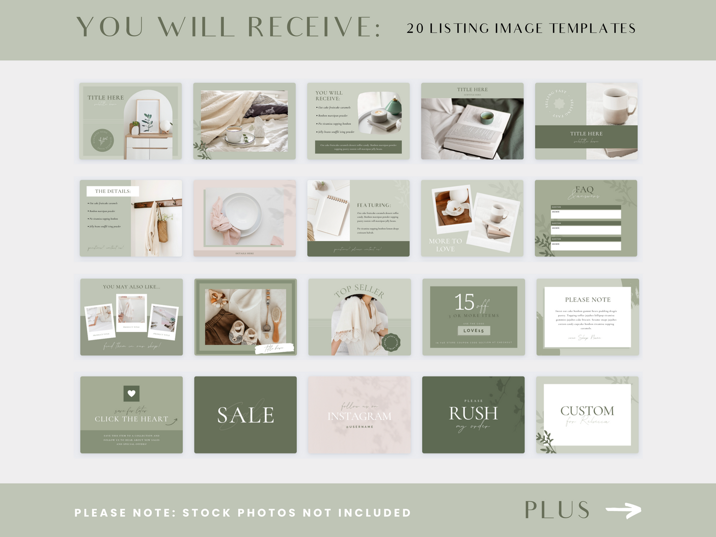 Olive And Avery Etsy Shop Kit - Design Pixie