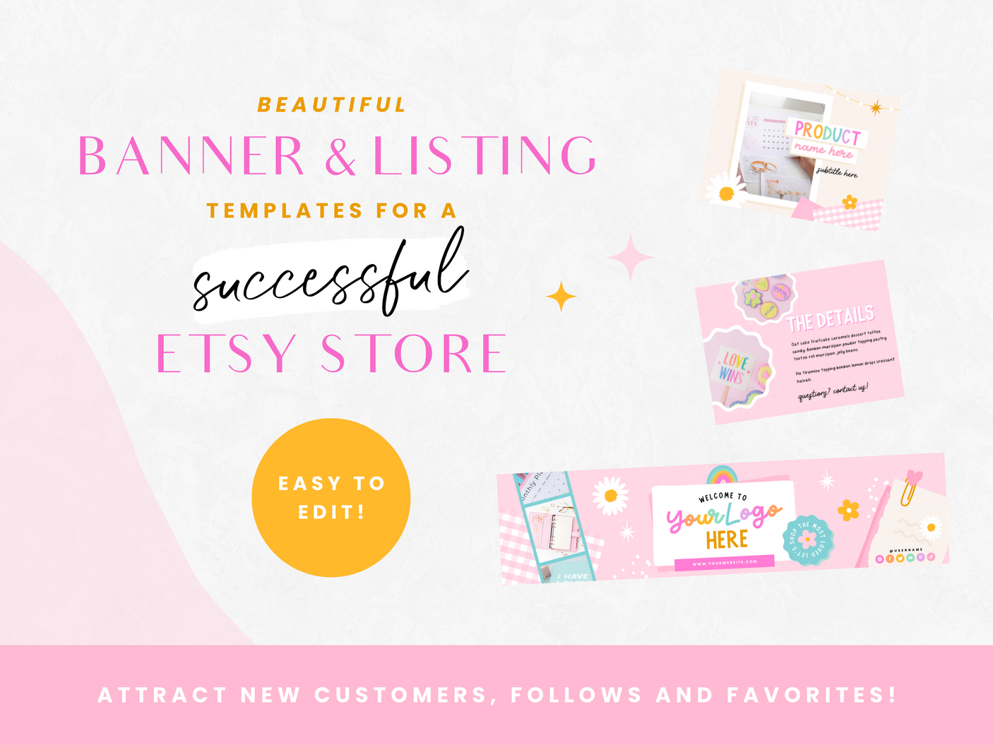 Rainbow Journal Etsy Shop Kit - Design Pixie