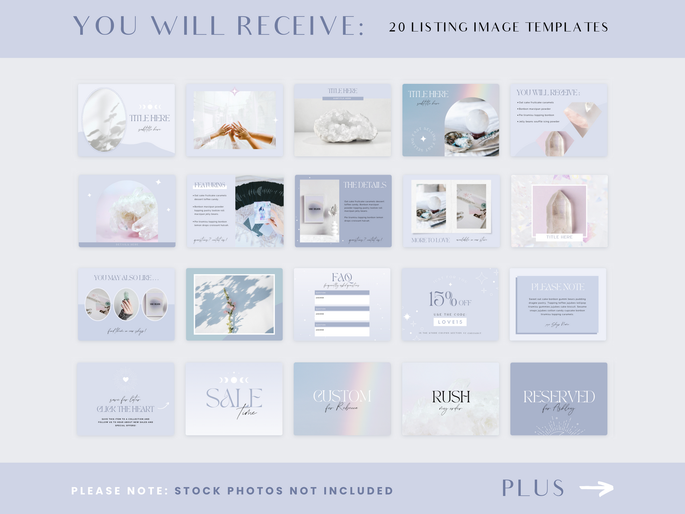 Angel Energy Etsy Shop Kit - Design Pixie