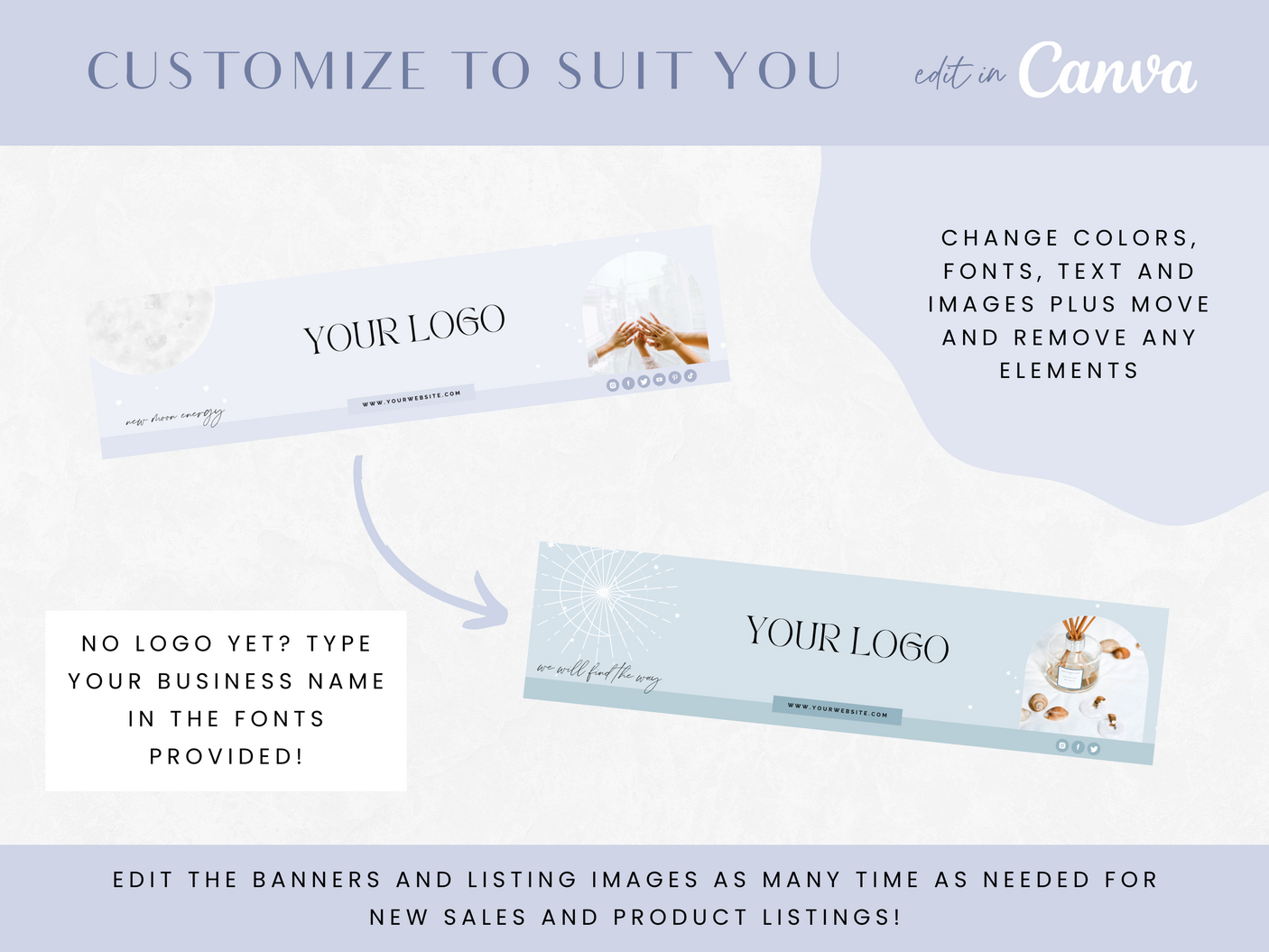 Angel Energy Etsy Shop Kit - Design Pixie