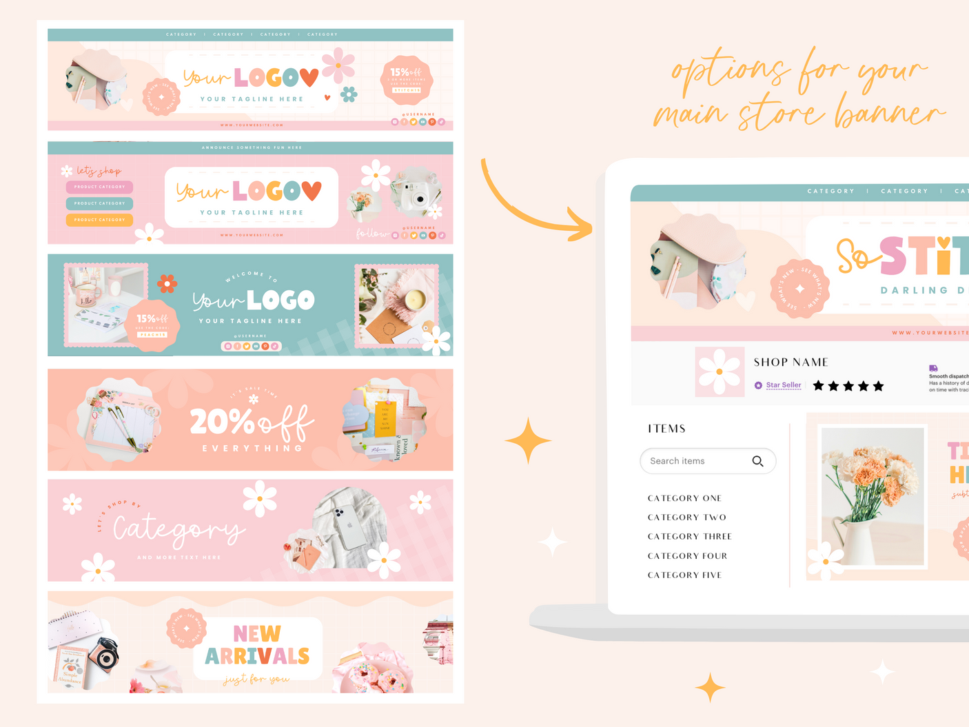 So Stitch Etsy Shop Kit - Design Pixie