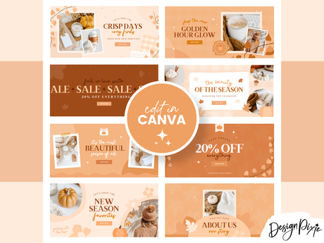 Fall Shopify Banner Templates
