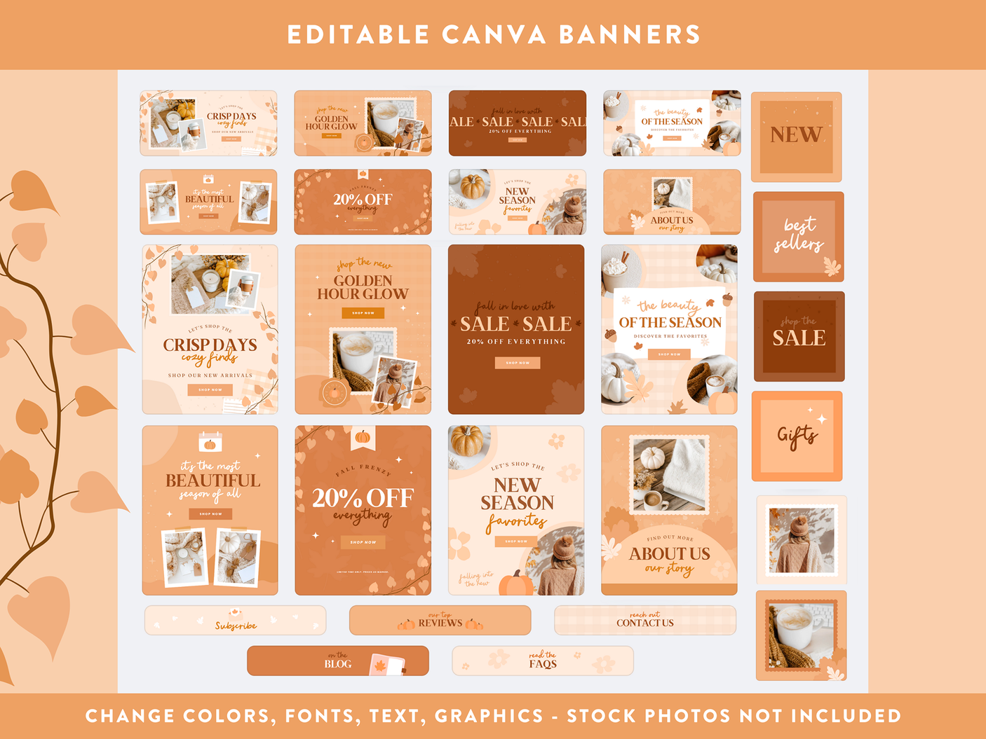 Fall Shopify Banner Templates