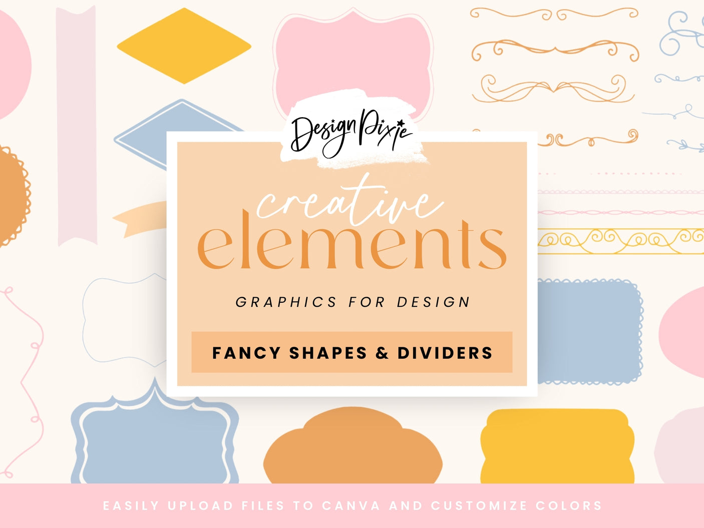Fancy Shapes & Dividers SVG Elements - Design Pixie