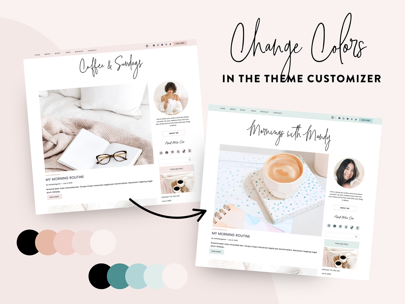 Coffee And Sundays Wordpress Theme