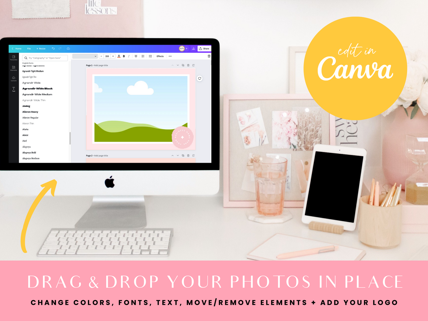 Fun Etsy Shop Kit - Design Pixie