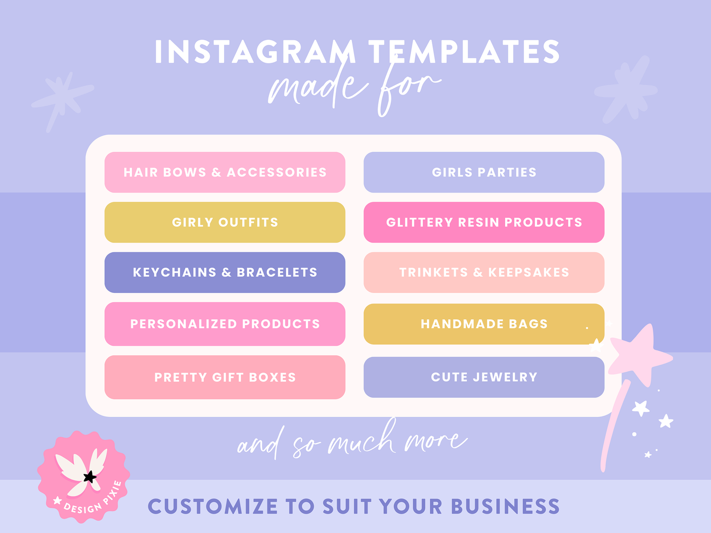 Girly Boutique Instagram Templates Canva