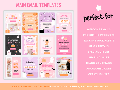 Cute Fall Email Marketing Templates