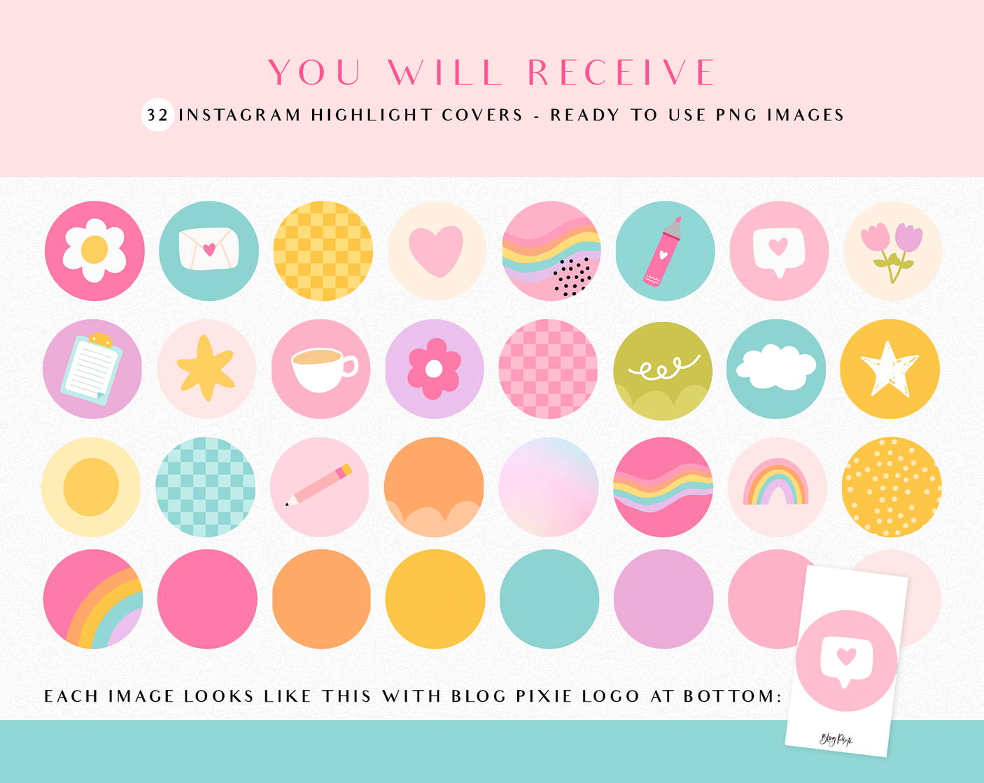 Playful Instagram Highlight Icons - Design Pixie